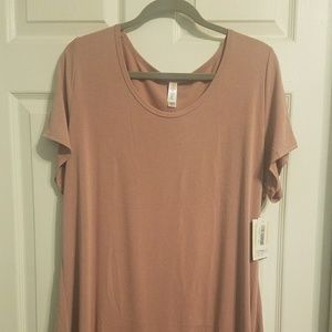 Lularoe Soft Pink/Dark Blush Classic Tee